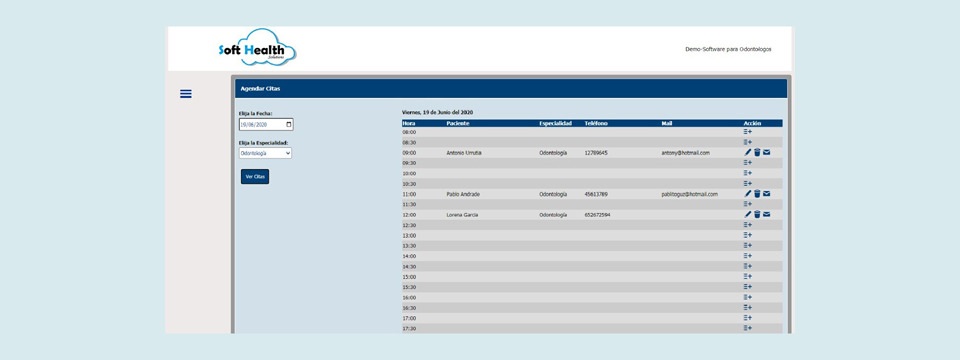 Agendar citas